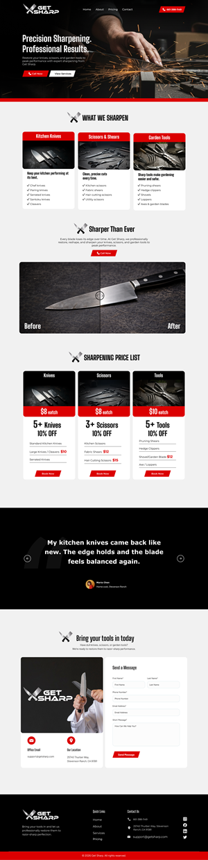 Web Design by MEK.X.Studio for this project | Design #36905818