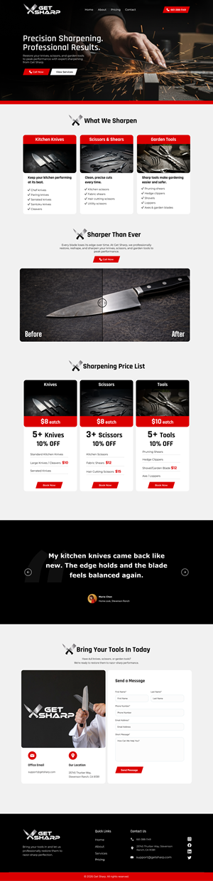 Web Design by MEK.X.Studio for this project | Design: #36905881