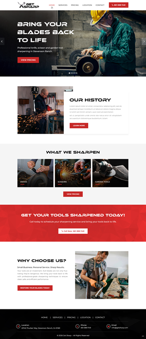 Web Design by pb for this project | Design: #36897403