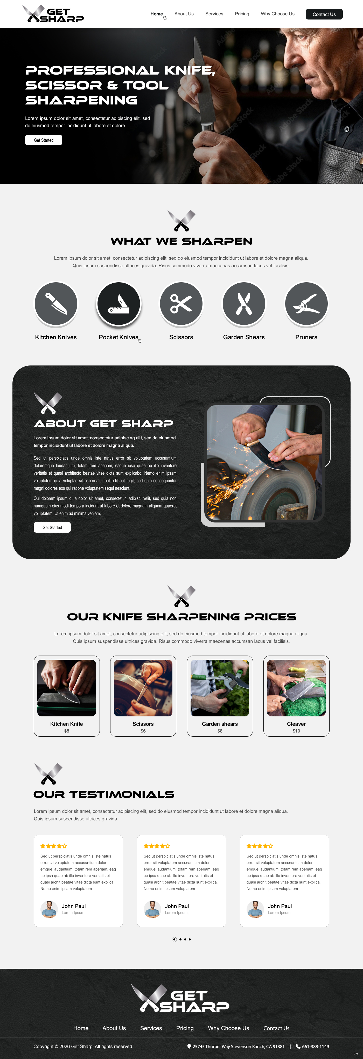 Web Design by pb for this project | Design #36897404