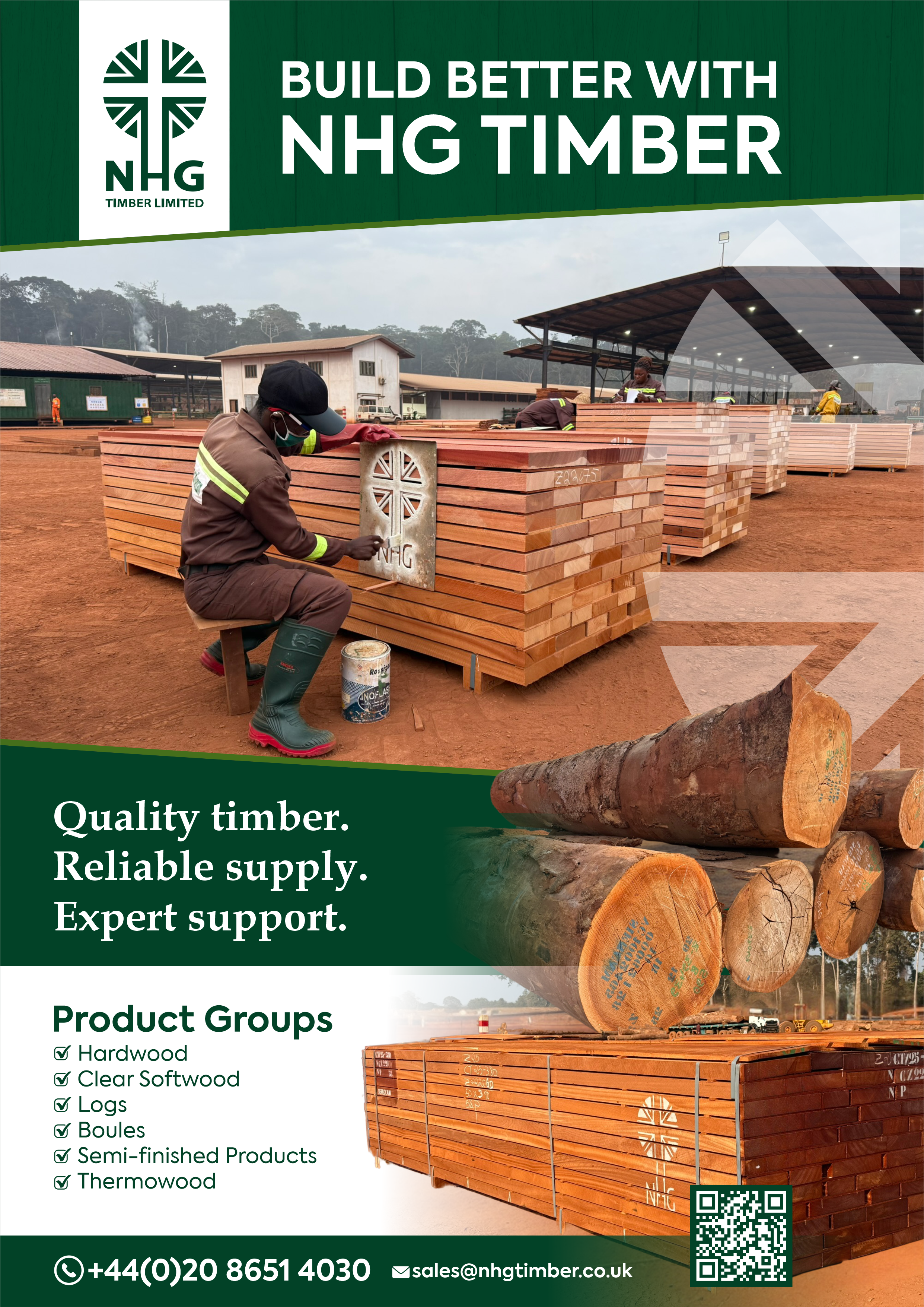 Diseño Publicitario por Excellar Hub para NHG Timber Ltd | Diseño #36940570