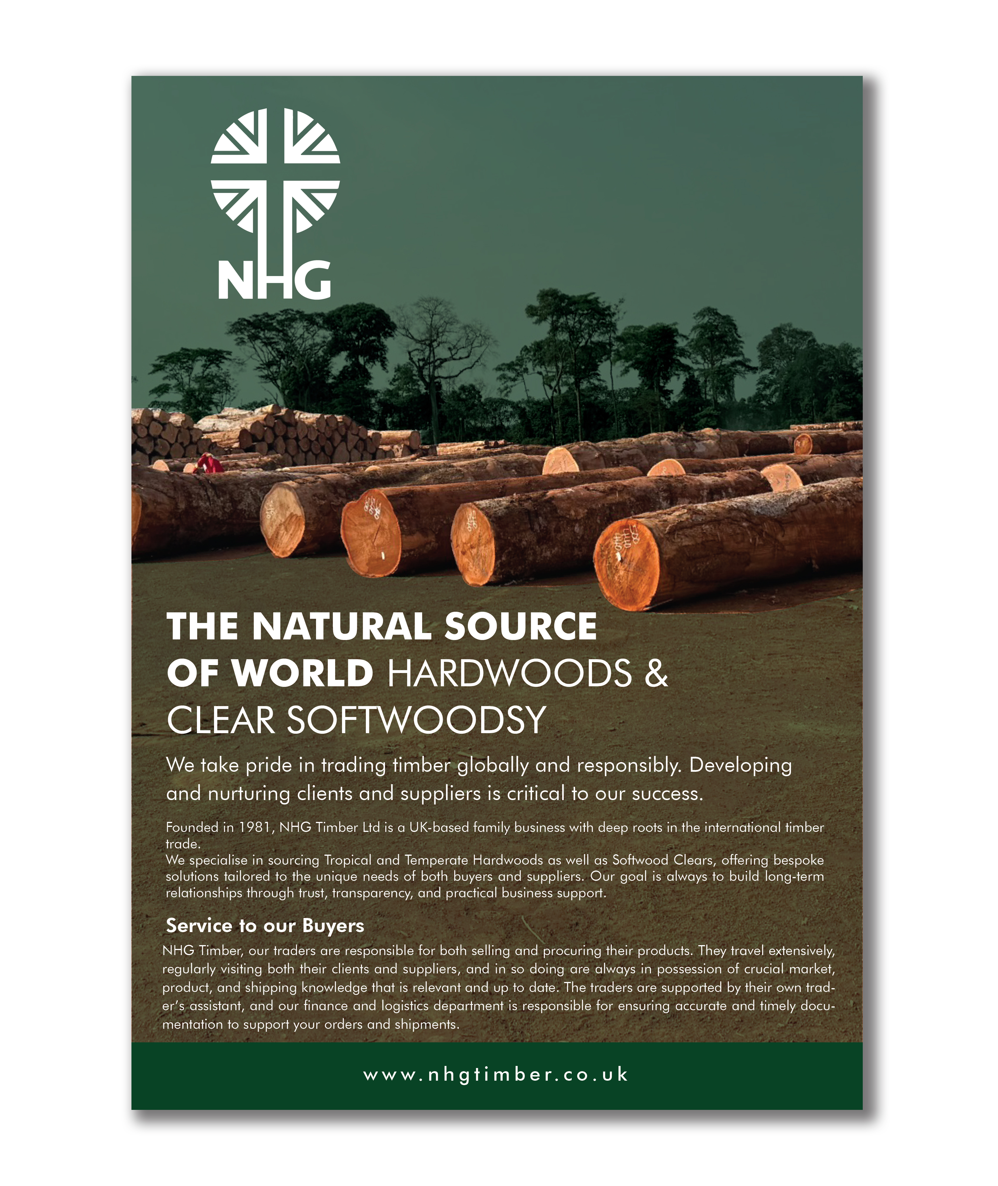 Diseño Publicitario por HT Graphic para NHG Timber Ltd | Diseño #36921729