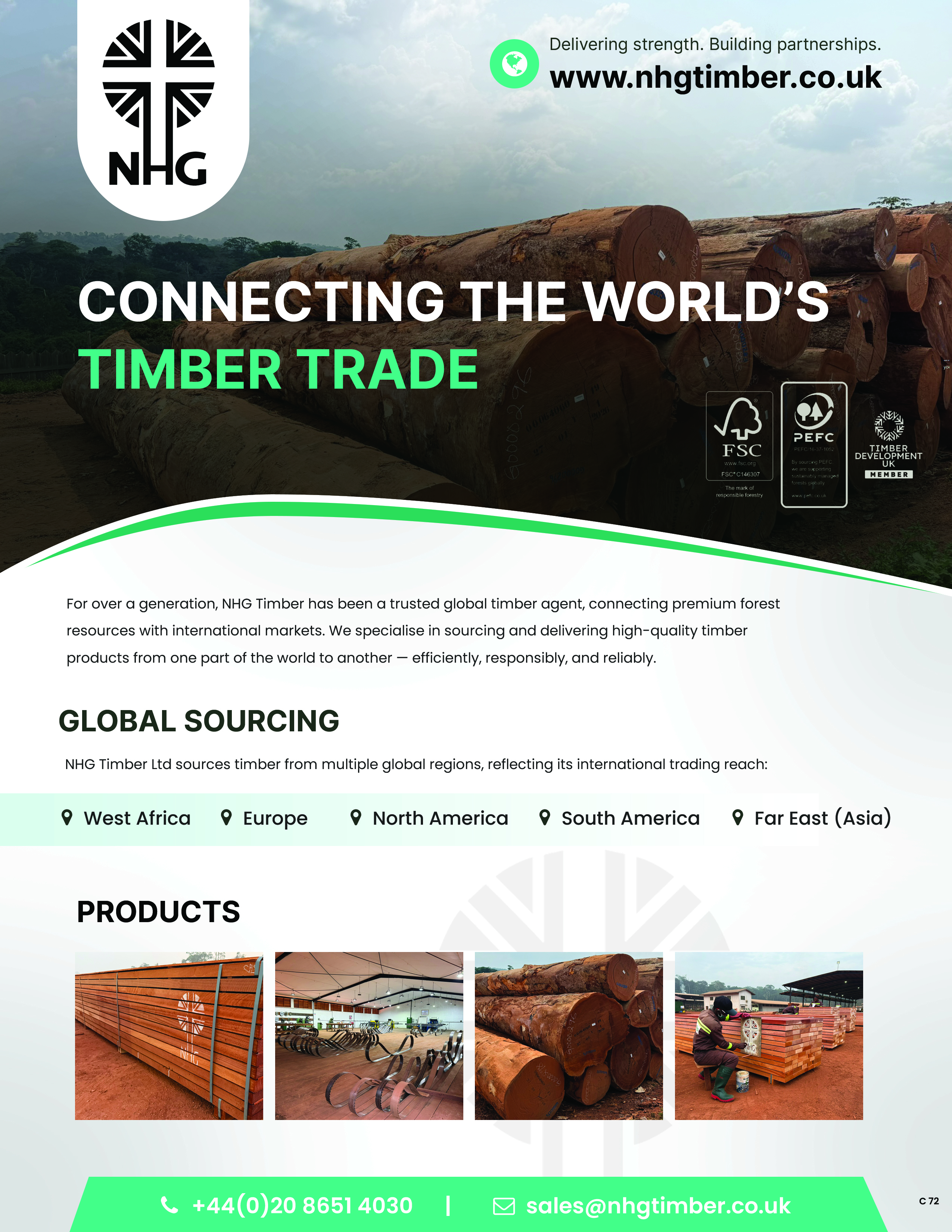 Diseño Publicitario por pb para NHG Timber Ltd | Diseño #36914105