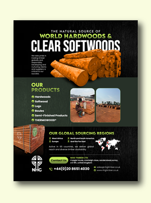 Diseño Publicitario por debdesign para NHG Timber Ltd | Diseño: #36907811