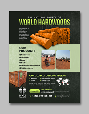 Diseño Publicitario por debdesign para NHG Timber Ltd | Diseño: #36927417