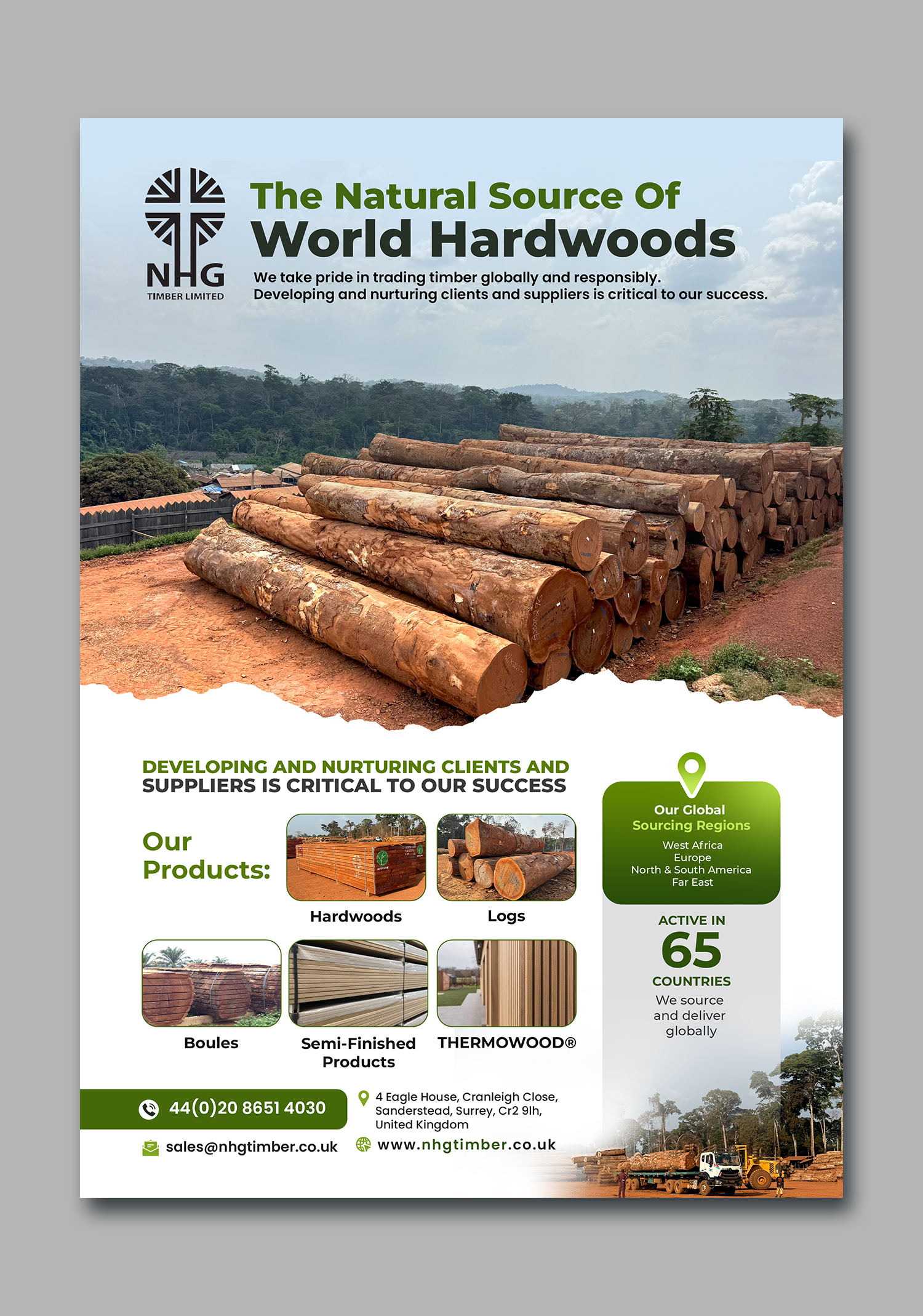 Advertisement Design by debdesign for NHG Timber Ltd | Design #36966360