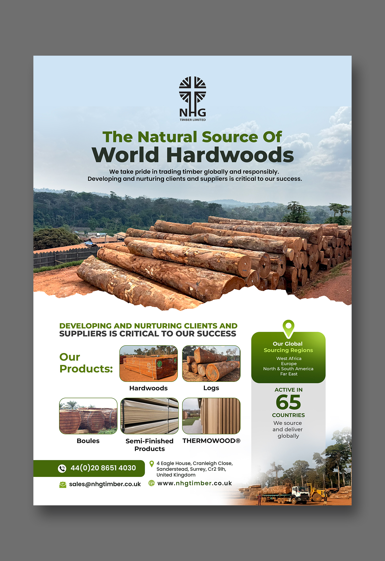 Advertisement Design by debdesign for NHG Timber Ltd | Design #36972059
