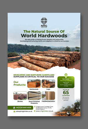 Advertisement Design by debdesign for NHG Timber Ltd | Design: #36972059