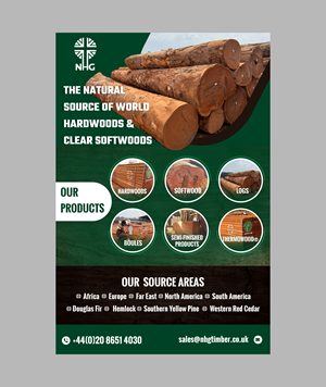Diseño Publicitario por Creations Box 2015 para NHG Timber Ltd | Diseño: #36912058