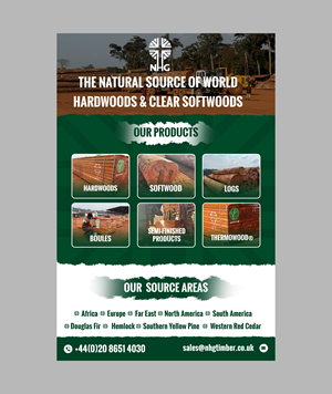 Diseño Publicitario por Creations Box 2015 para NHG Timber Ltd | Diseño: #36912693