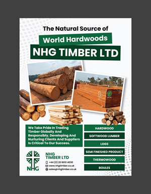 Diseño Publicitario por 3Guys para NHG Timber Ltd | Diseño: #36902973