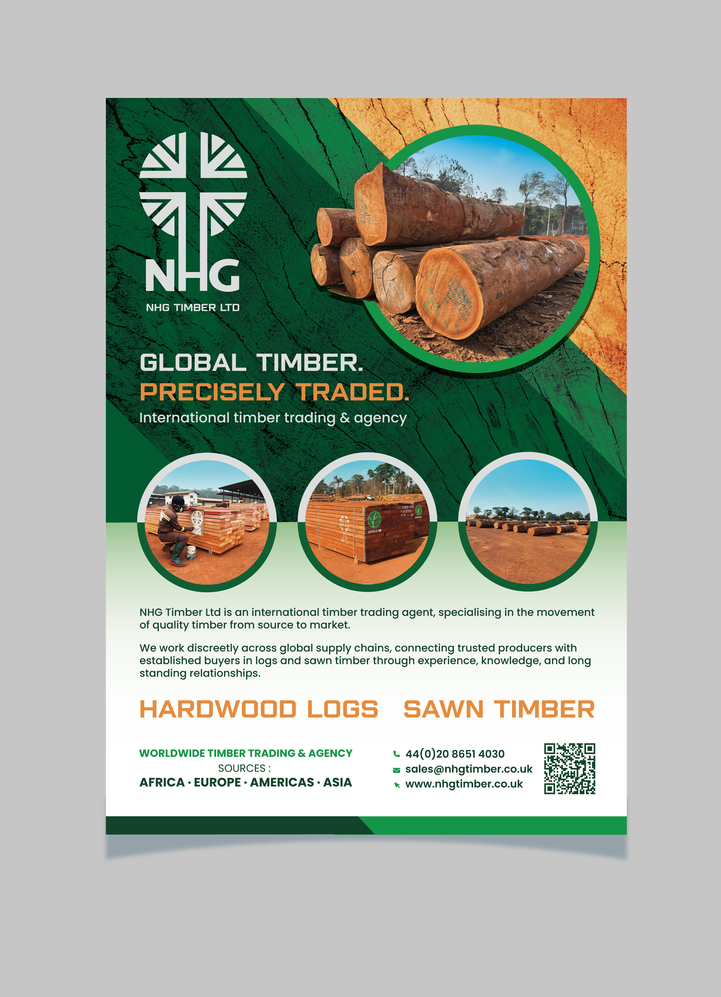 Diseño Publicitario por saurov para NHG Timber Ltd | Diseño #36897732