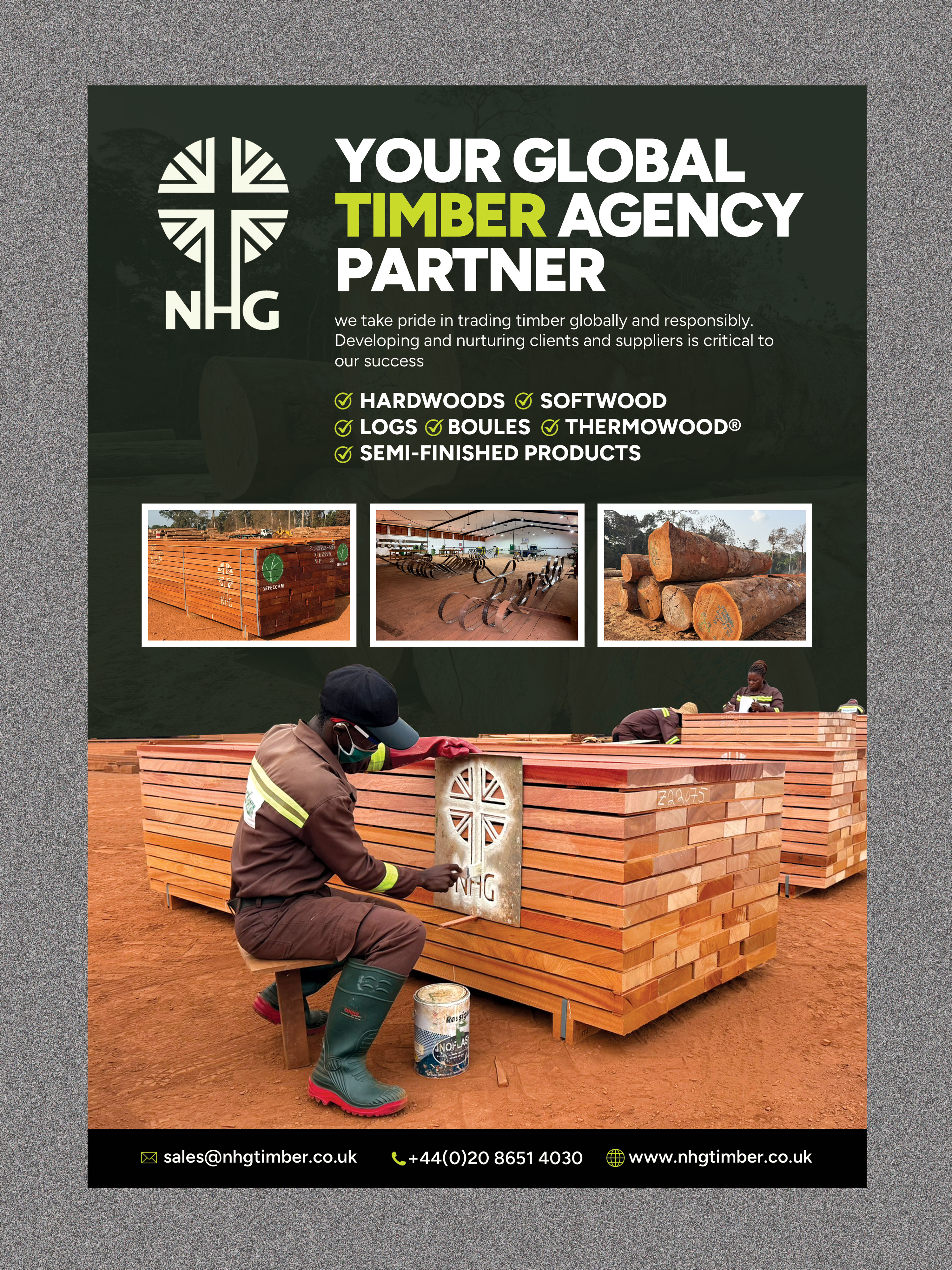 Diseño Publicitario por Stan$oul para NHG Timber Ltd | Diseño #36897914