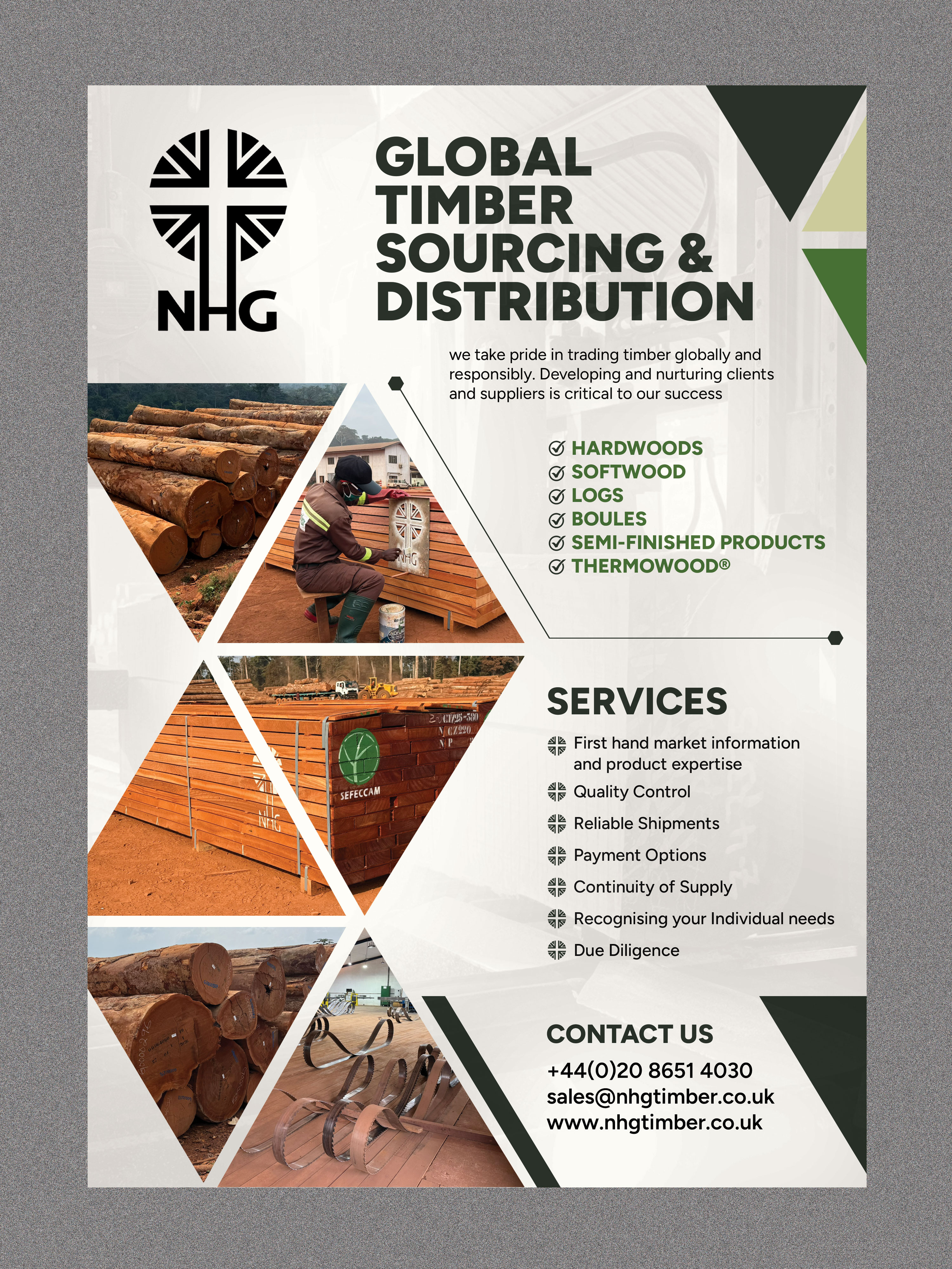 Diseño Publicitario por Stan$oul para NHG Timber Ltd | Diseño #36897991