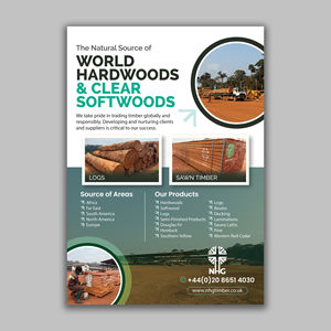 Diseño Publicitario por Impressive Designs para NHG Timber Ltd | Diseño: #36907585