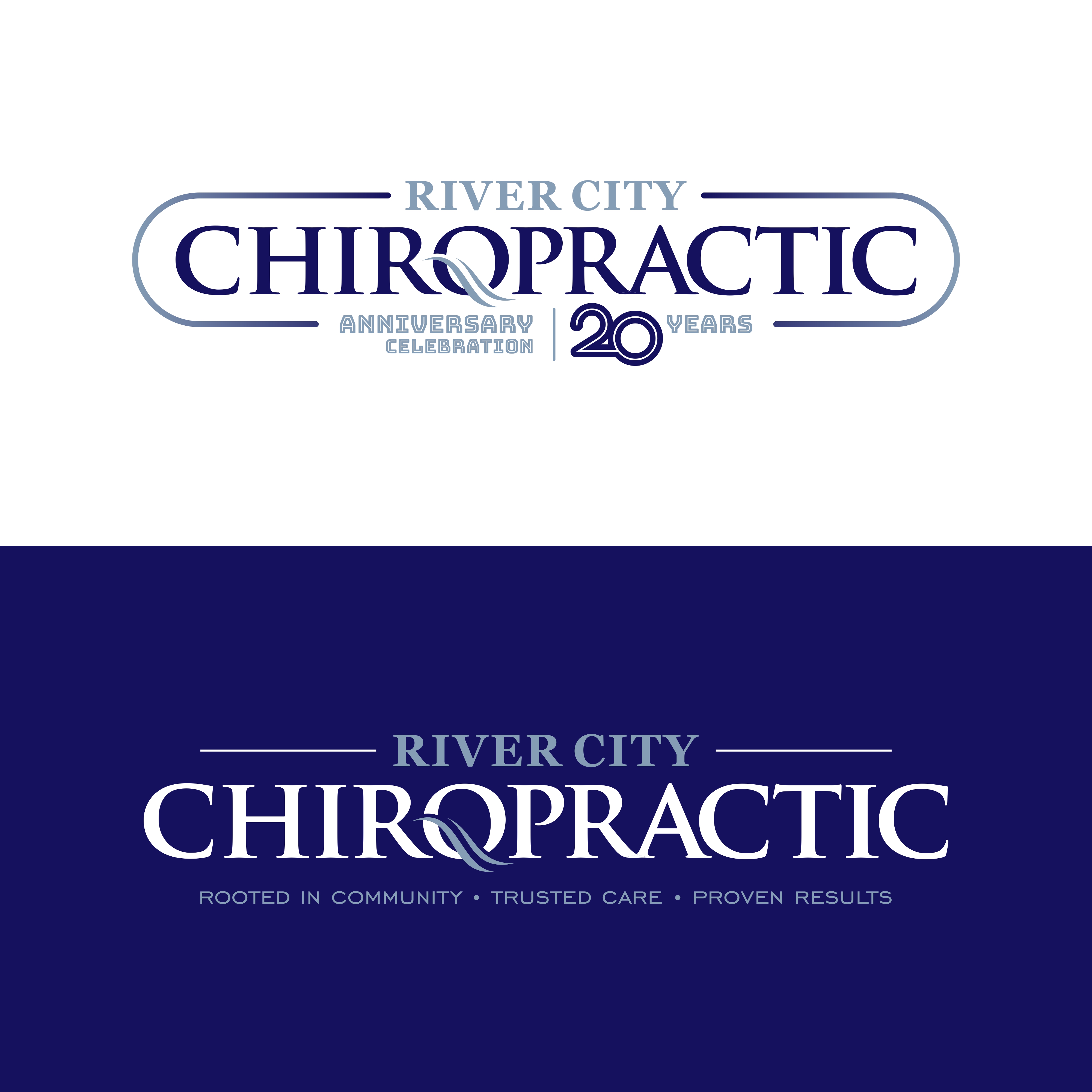 Logo-Design von Hizkia Design für River City Chiropractic | Design #36928018