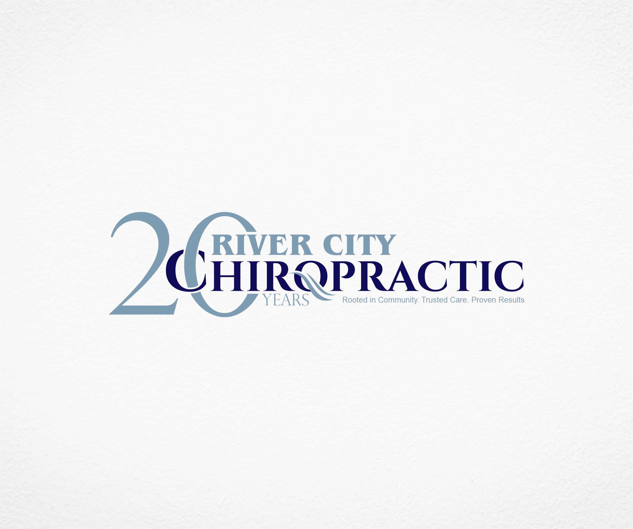 Diseño de Logo por alkaline para River City Chiropractic | Diseño #36905482