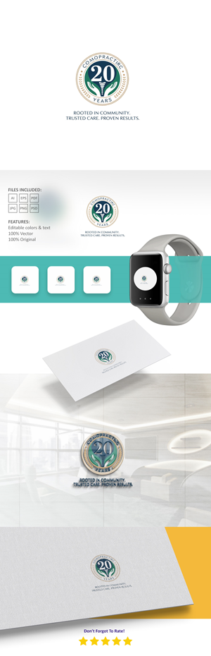 Diseño de Logo por Pixel Foundry para River City Chiropractic | Diseño: #36909612