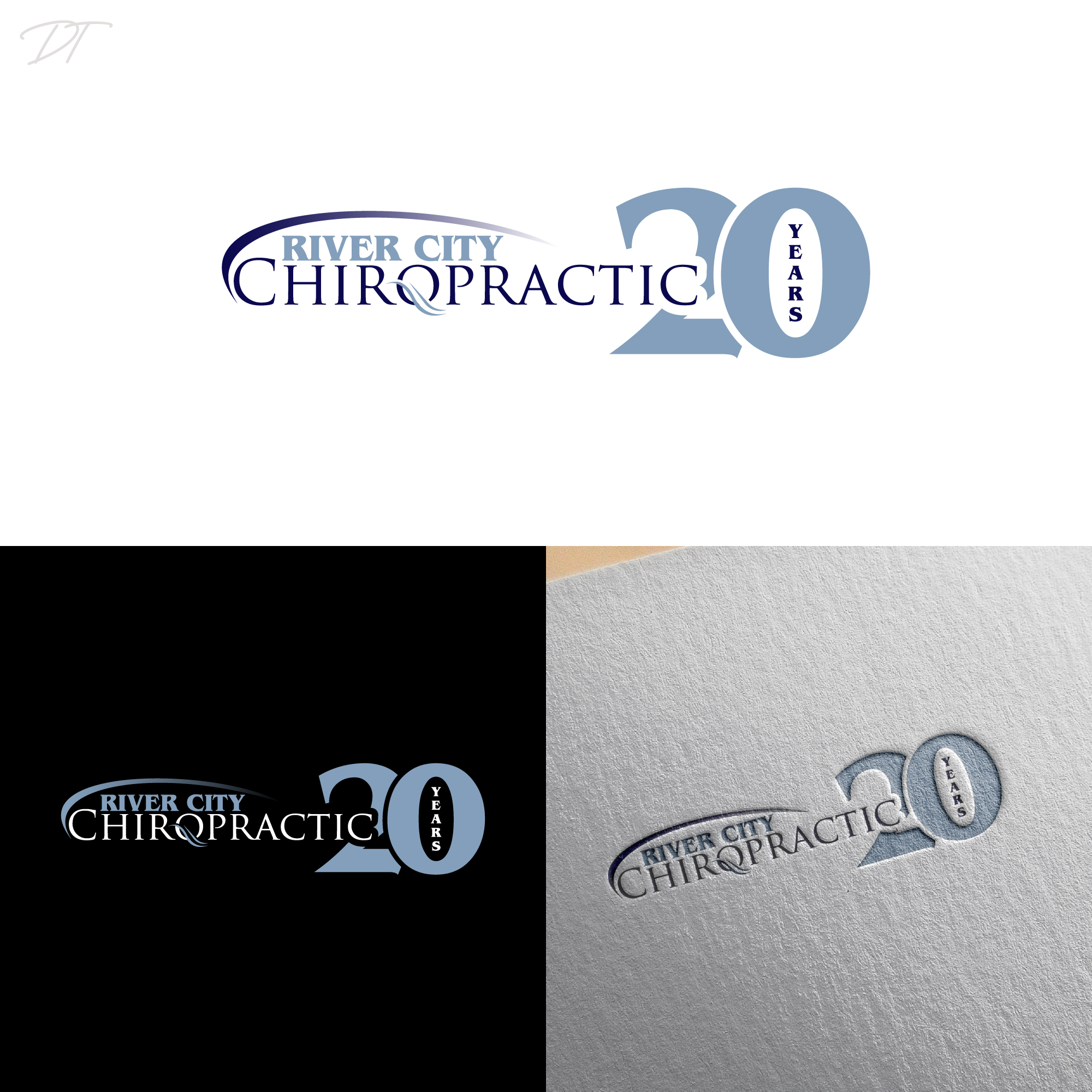 Logo-Design von Talha Ahmad für River City Chiropractic | Design #36907634
