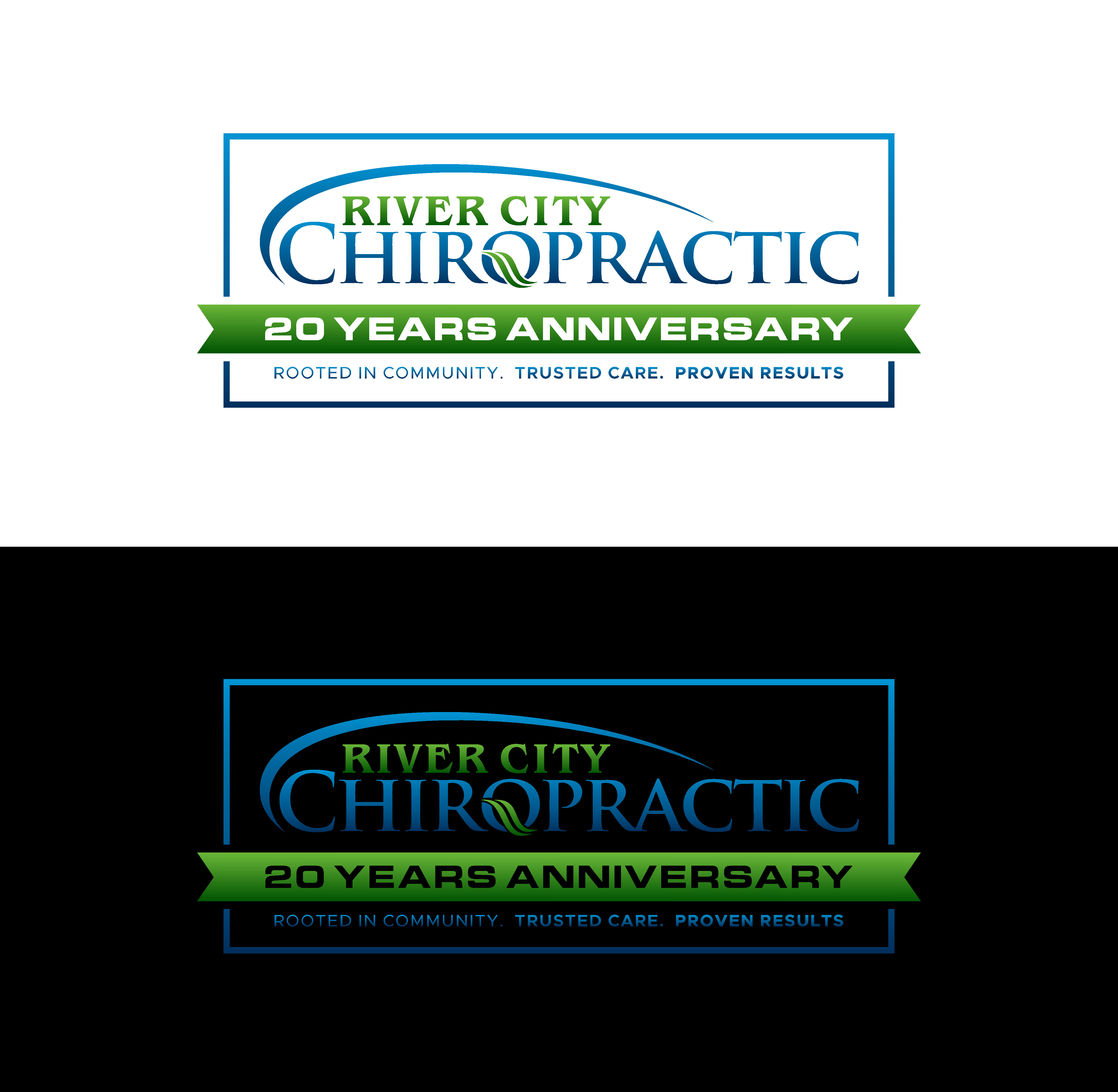 Logo-Design von Mozez32 für River City Chiropractic | Design #37001084