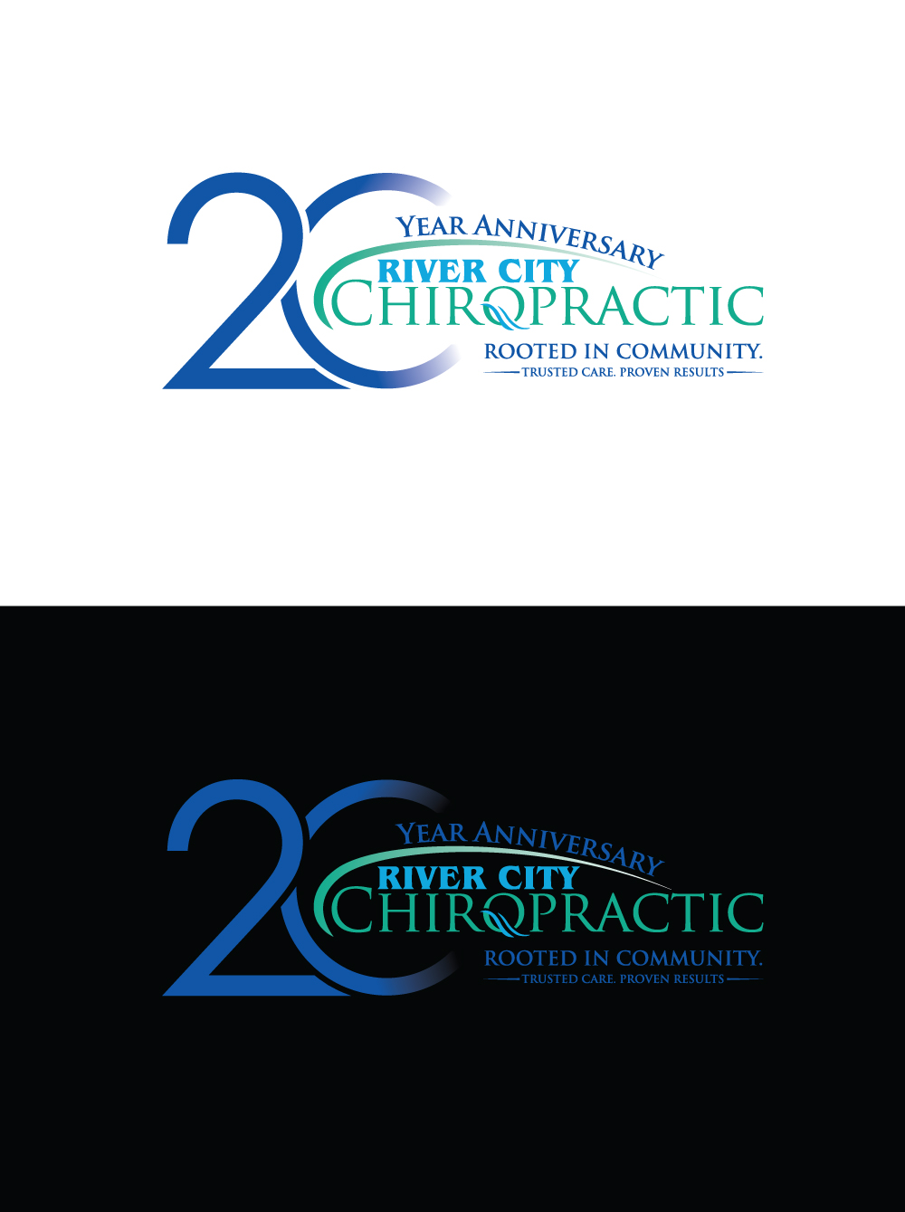 Logo-Design von musa-fir für River City Chiropractic | Design #36905543