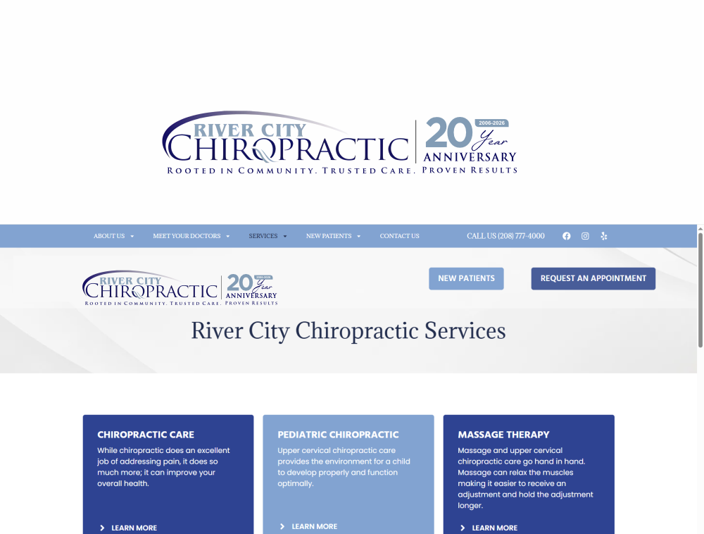 Design de Logo par ciolena pour River City Chiropractic | Design #36932698