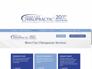 Diseño de Logo por ciolena para River City Chiropractic | Diseño: #36932698