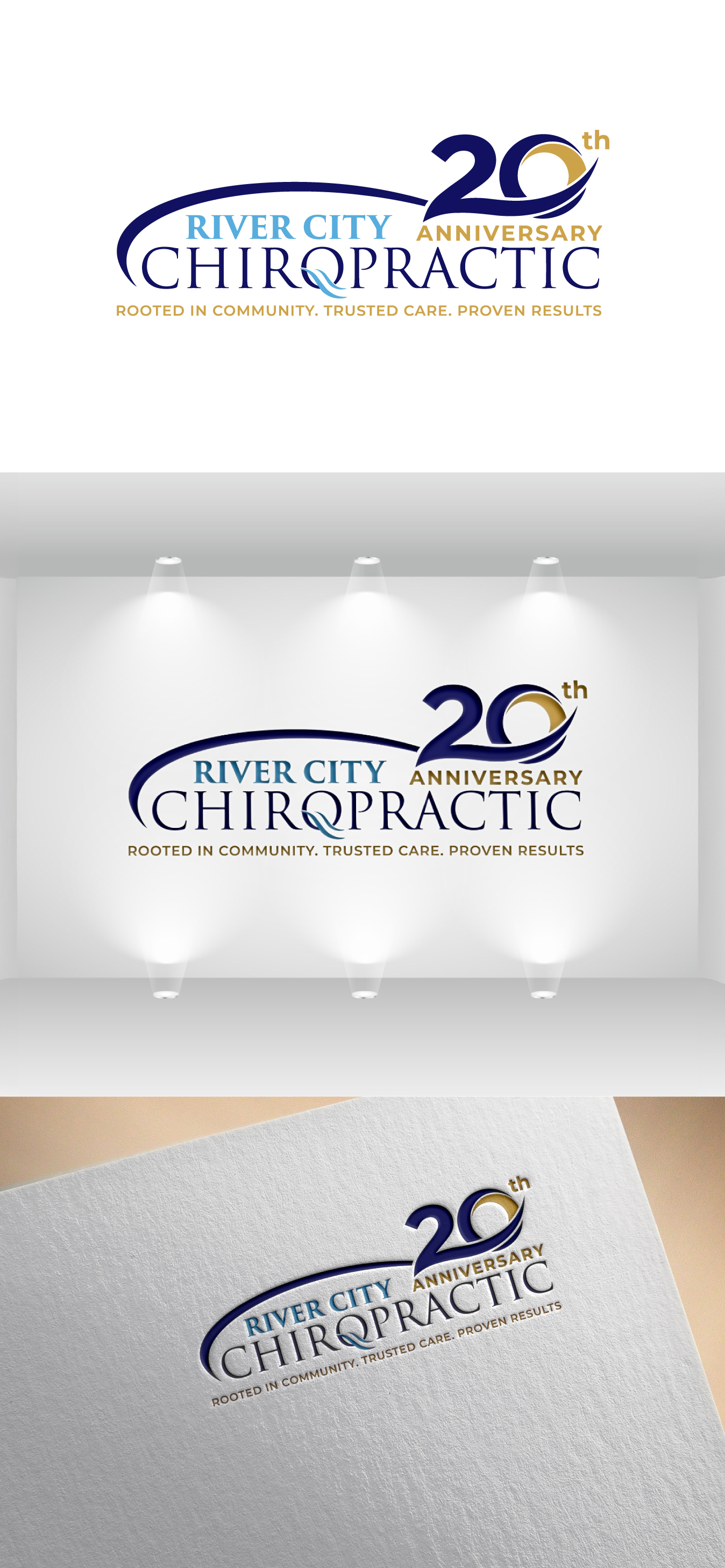 Logo-Design von Oliver_Design für River City Chiropractic | Design #36905824