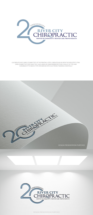 Diseño de Logo por zebronicgraphic para River City Chiropractic | Diseño: #36909061