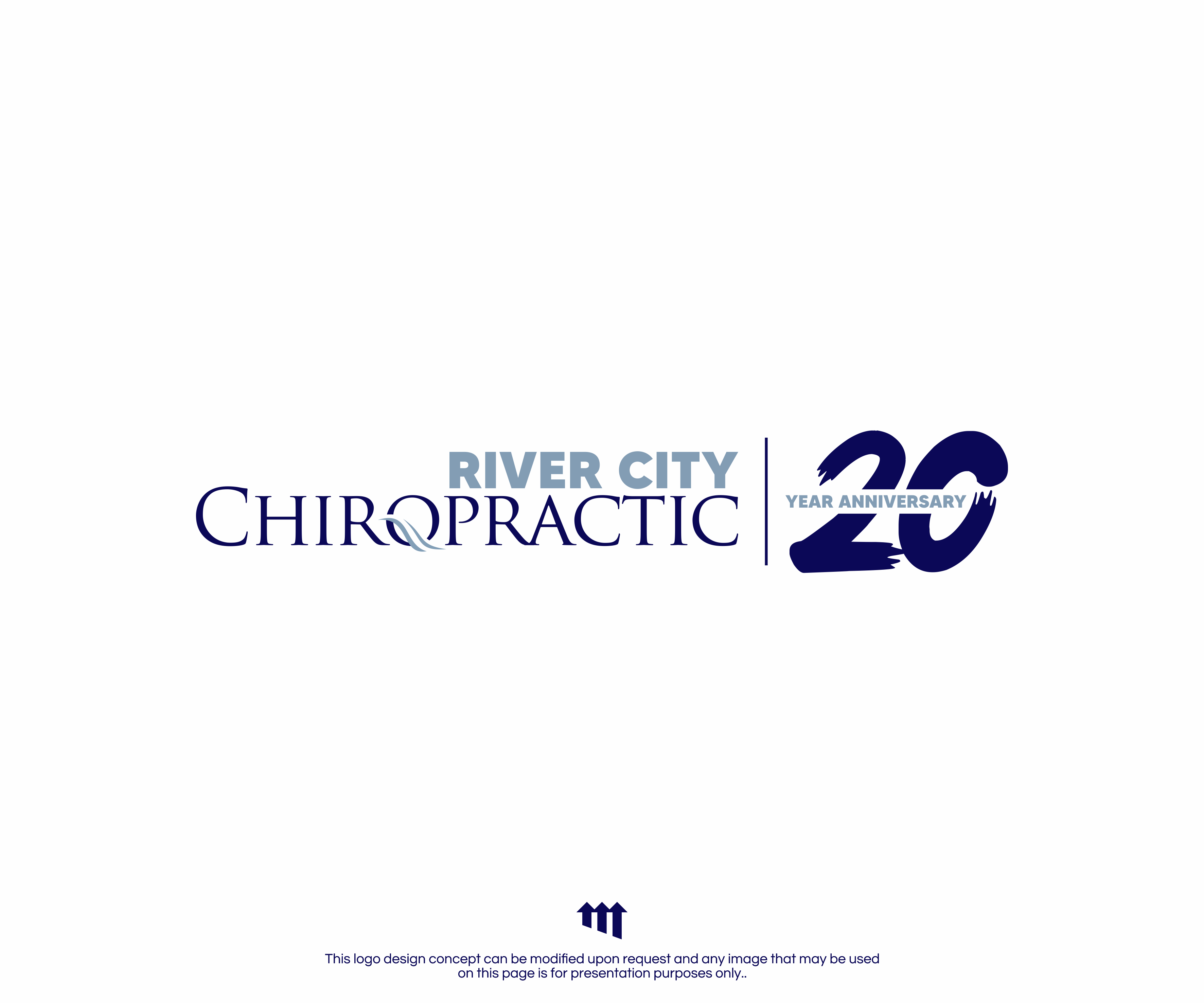 Diseño de Logo por MBARO para River City Chiropractic | Diseño #36946645