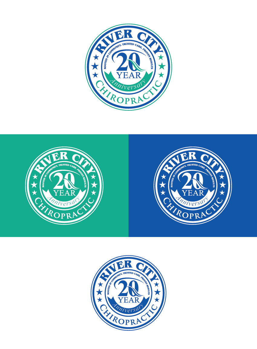 Diseño de Logo por Maxo-Biz para River City Chiropractic | Diseño #36907681