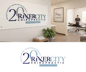 Diseño de Logo por Ansh Design para River City Chiropractic | Diseño: #36908381