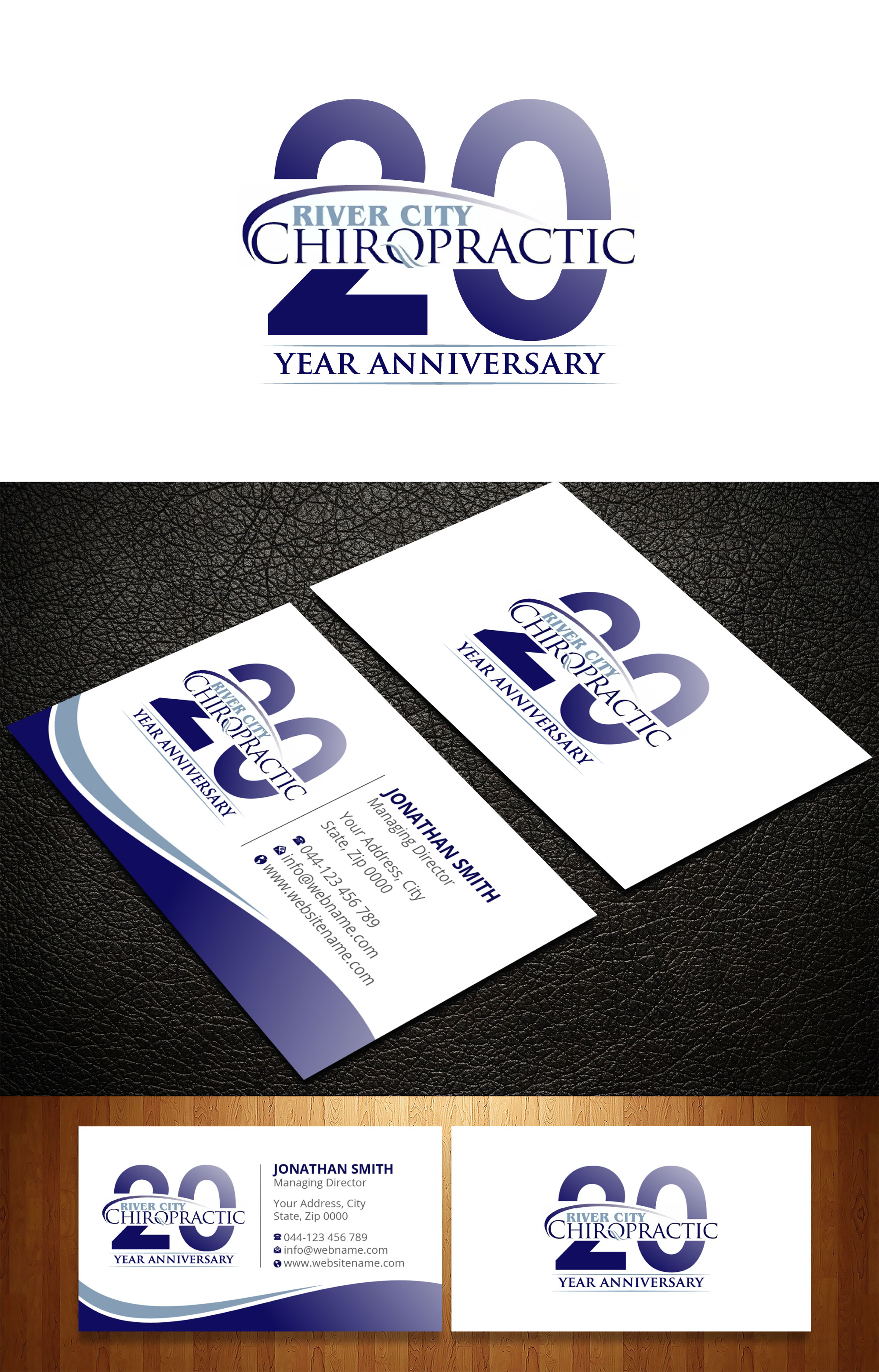 Diseño de Logo por Imagine design000 para River City Chiropractic | Diseño #36908078