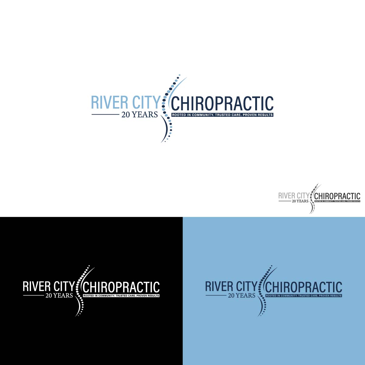 Design de Logo par KajalRekha pour River City Chiropractic | Design #36907514