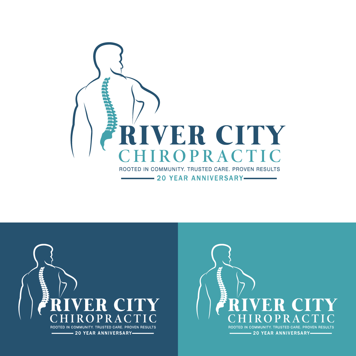 Design de Logo par KajalRekha pour River City Chiropractic | Design #36907517