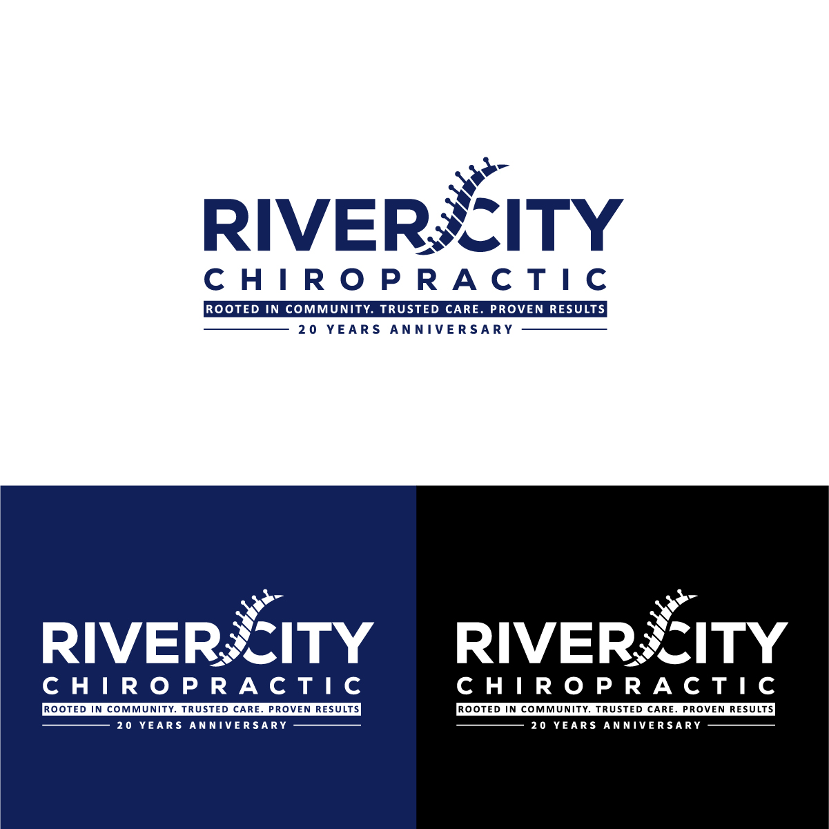 Design de Logo par KajalRekha pour River City Chiropractic | Design #36907521