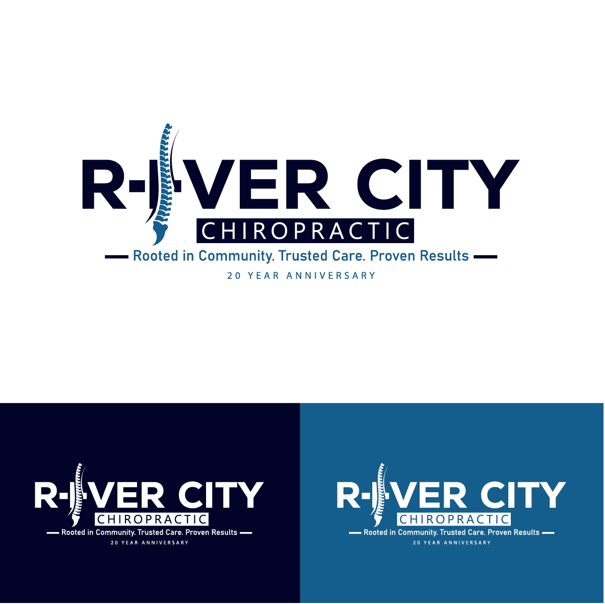 Design de Logo par KajalRekha pour River City Chiropractic | Design #36907522