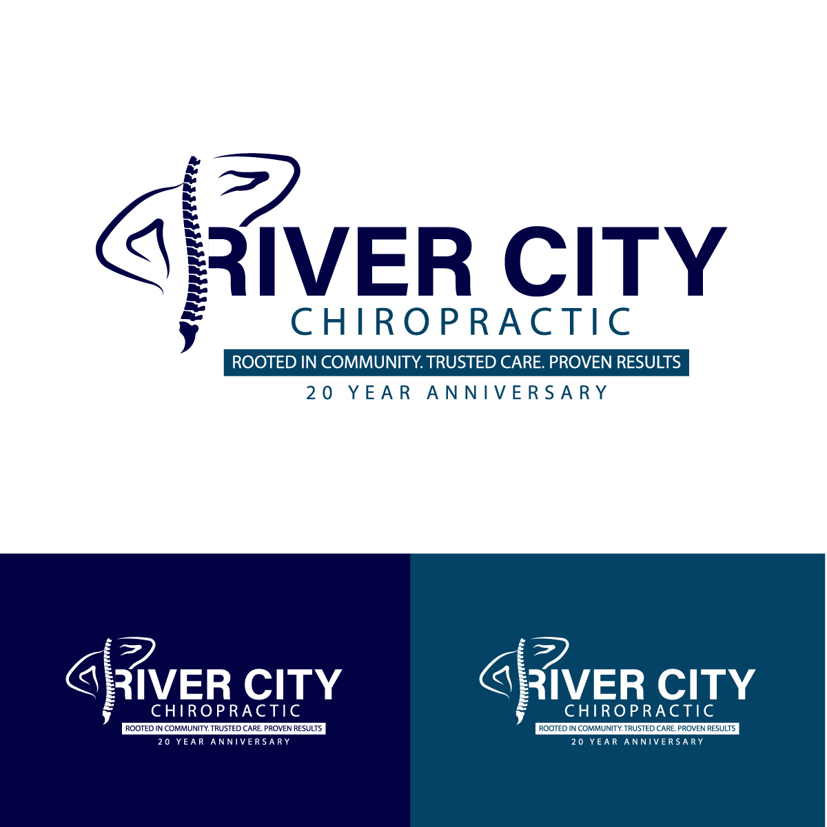 Design de Logo par KajalRekha pour River City Chiropractic | Design #36907523