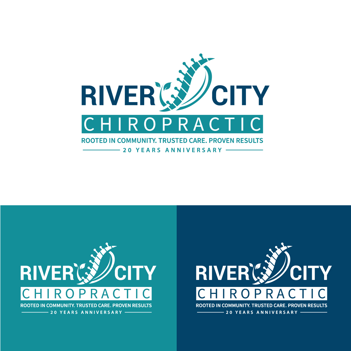 Design de Logo par KajalRekha pour River City Chiropractic | Design #36907525
