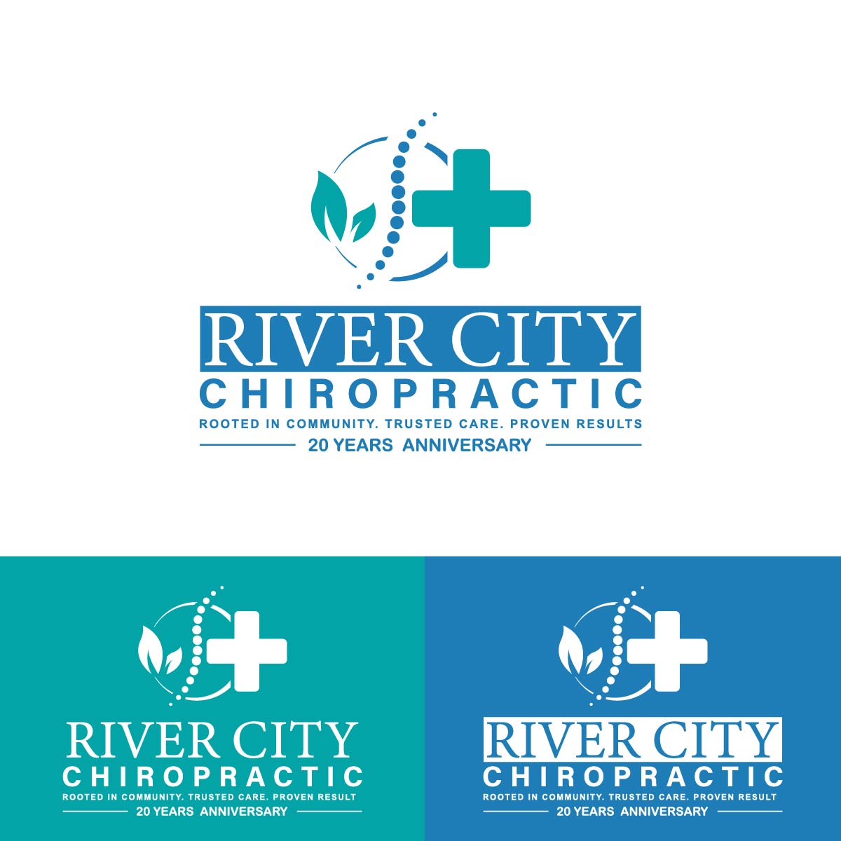 Design de Logo par KajalRekha pour River City Chiropractic | Design #36907531