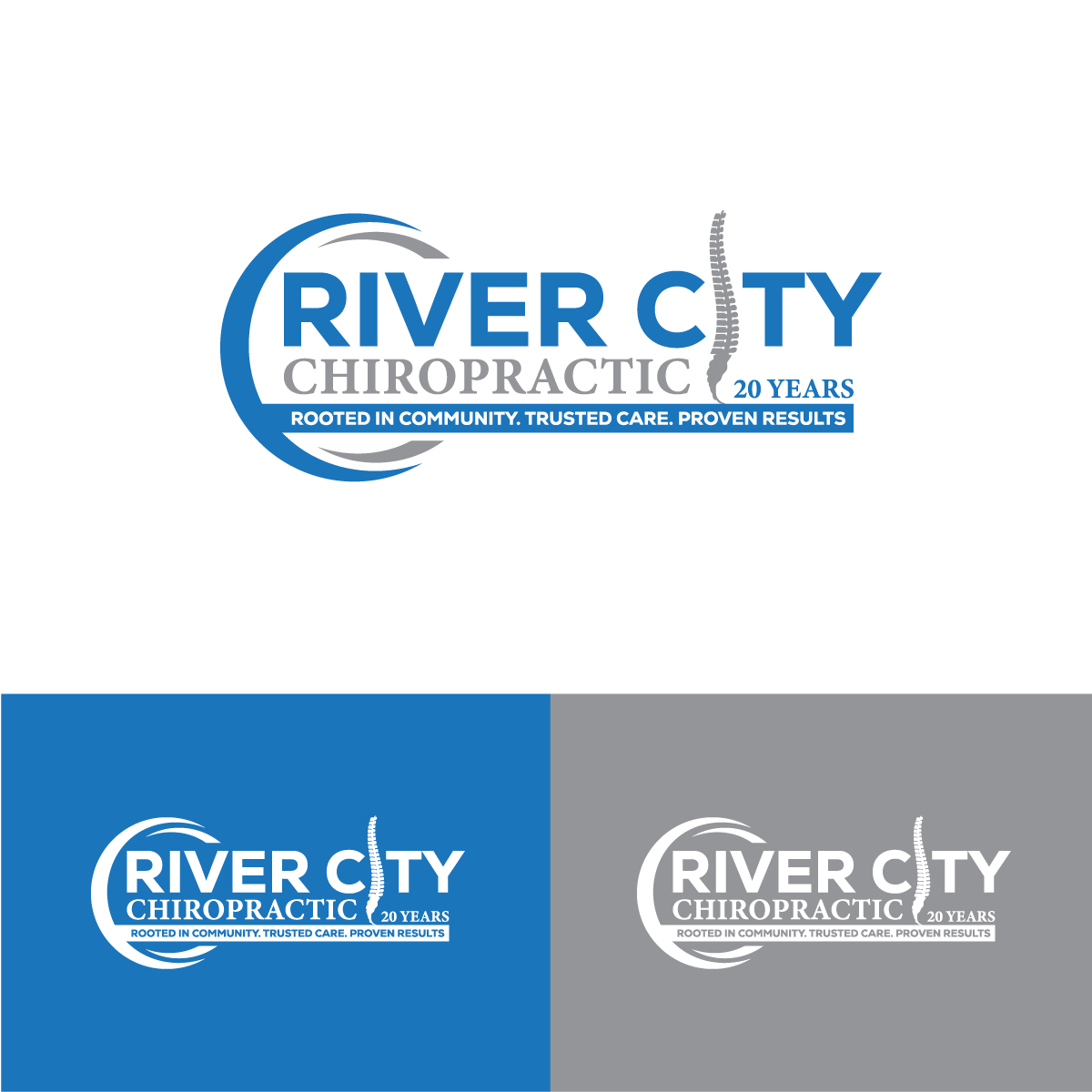 Design de Logo par KajalRekha pour River City Chiropractic | Design #36907532