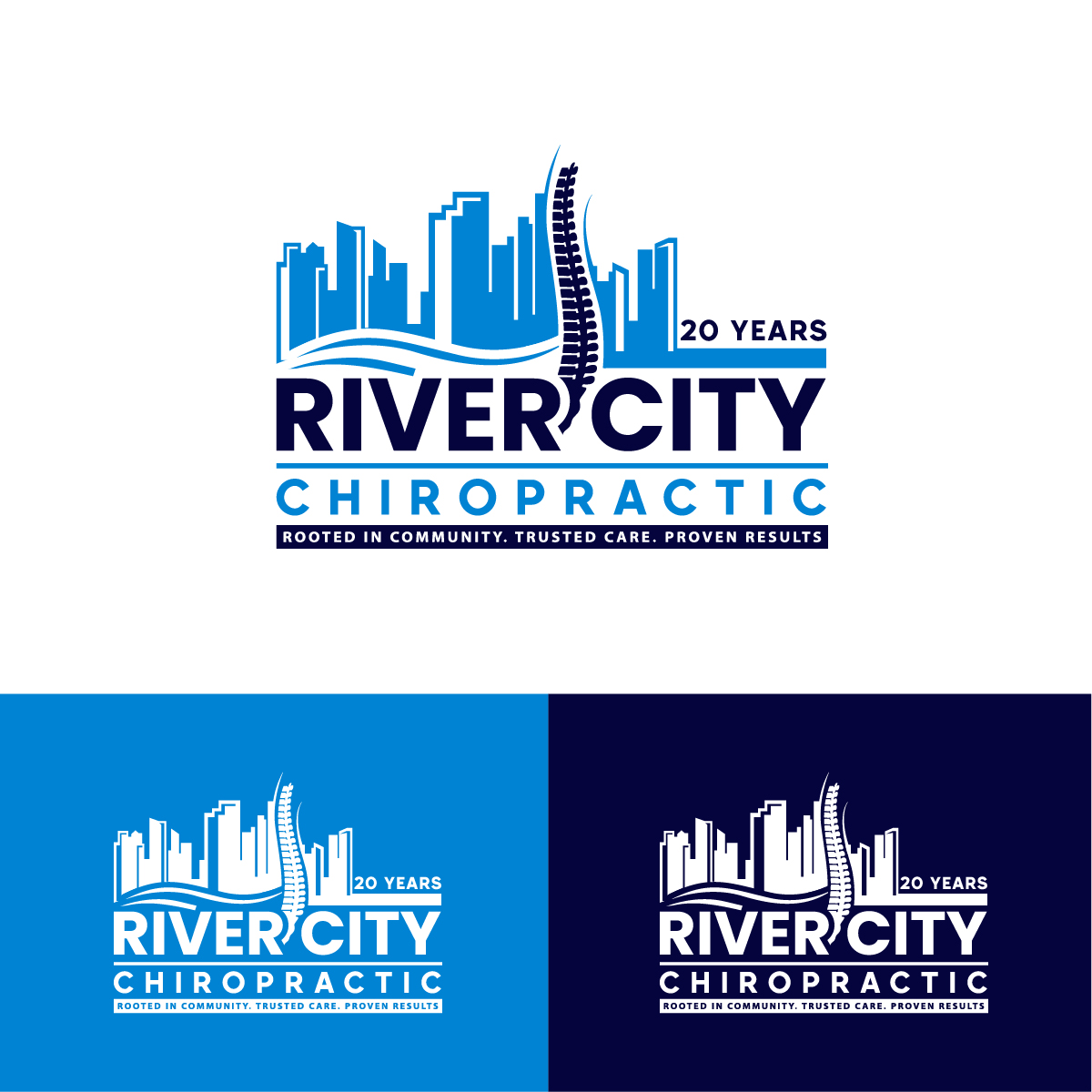 Design de Logo par KajalRekha pour River City Chiropractic | Design #36907533