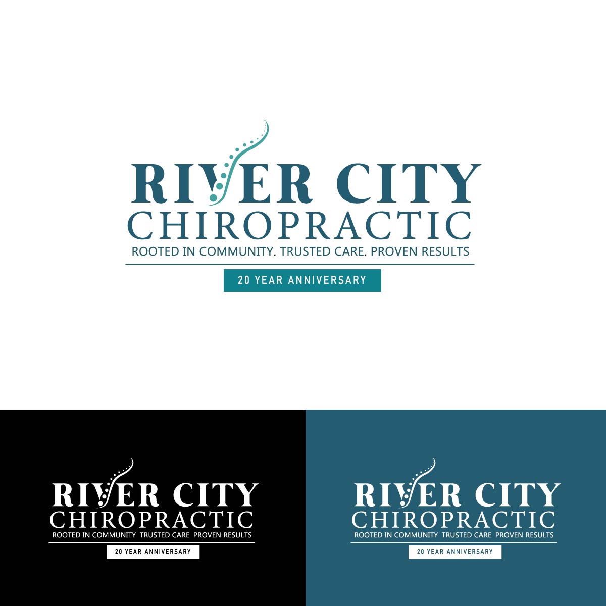 Design de Logo par KajalRekha pour River City Chiropractic | Design #36907534