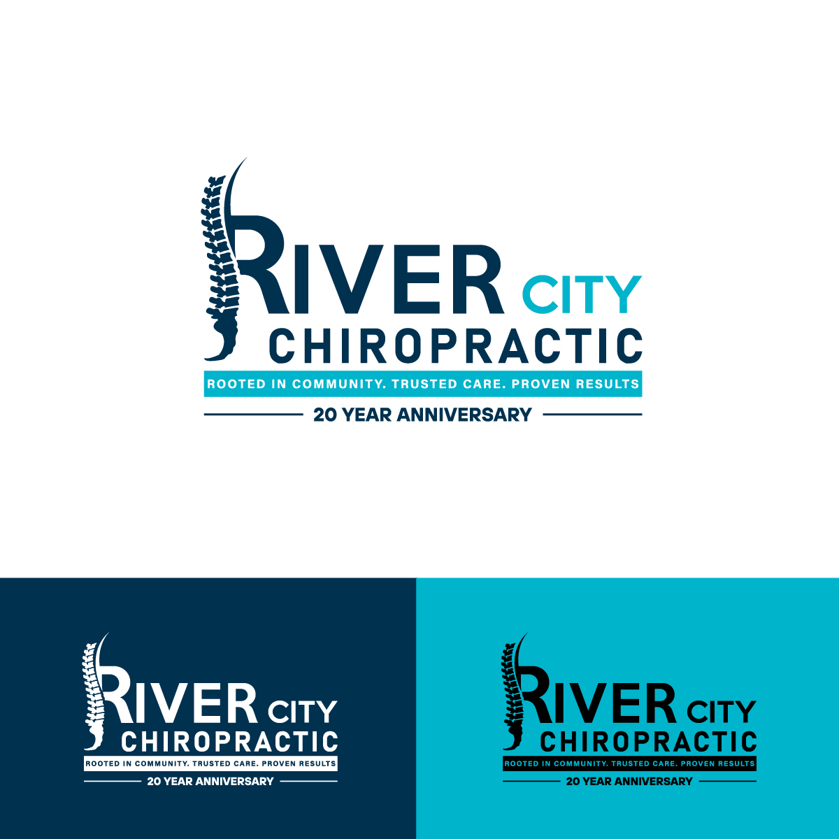 Design de Logo par KajalRekha pour River City Chiropractic | Design #36908208