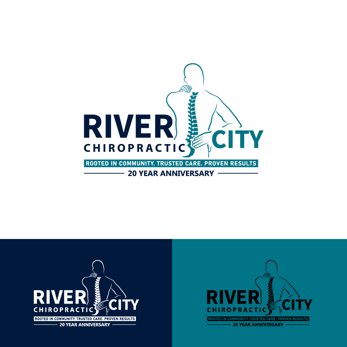 Design de Logo par KajalRekha pour River City Chiropractic | Design #36908209
