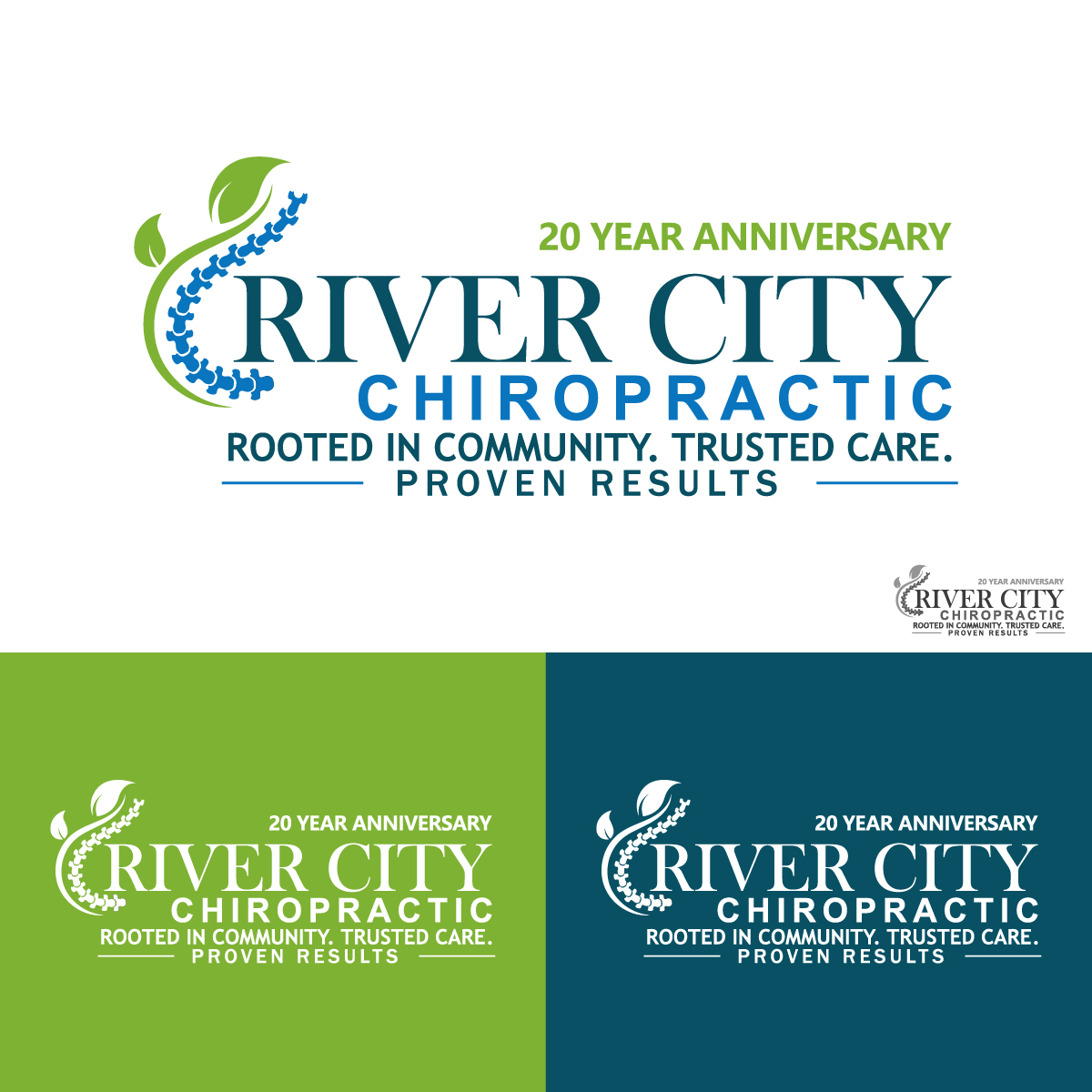 Design de Logo par KajalRekha pour River City Chiropractic | Design #36908211