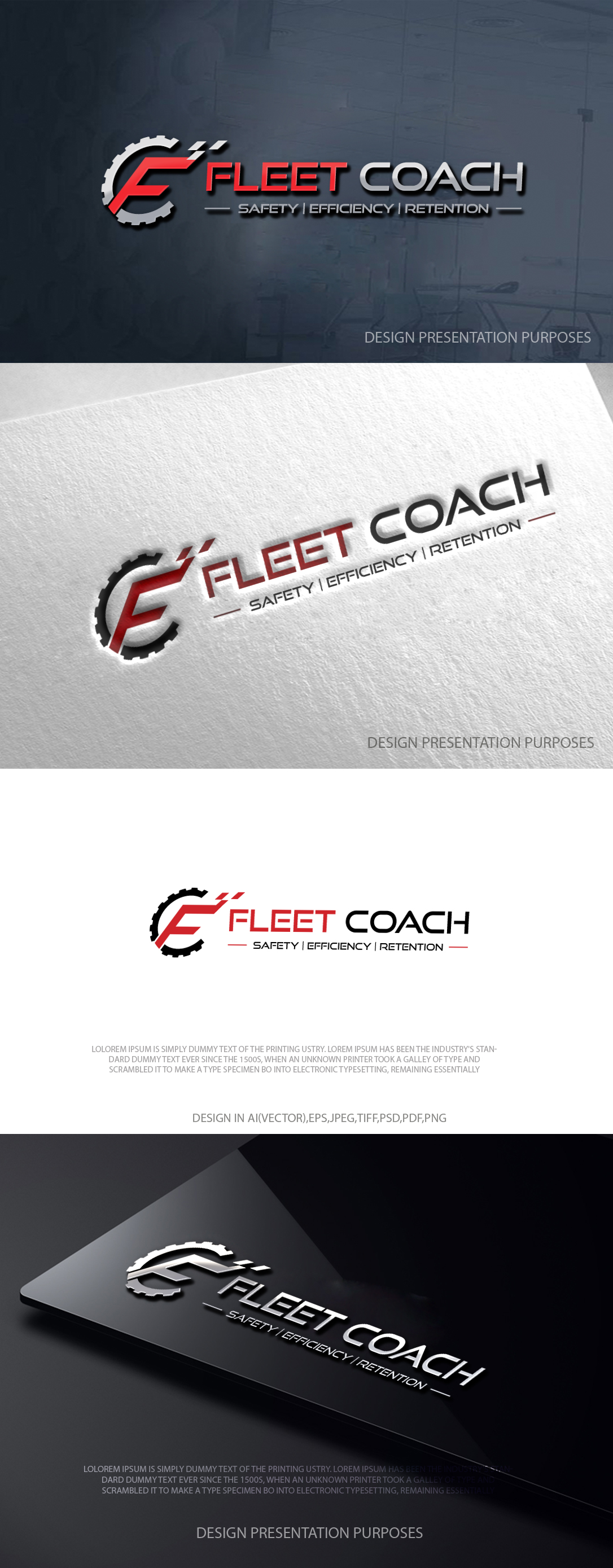 Logo Design by zebronicgraphic for Fleet Coach | Design #36908093