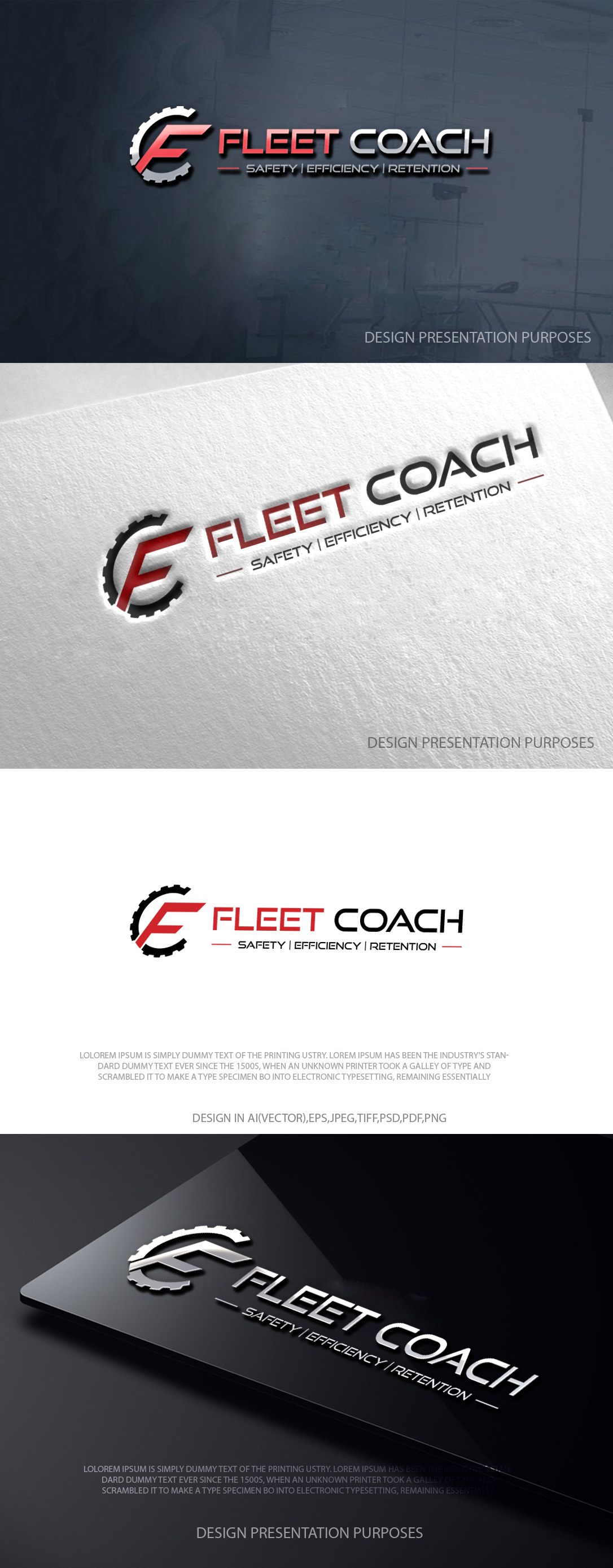 Logo Design by zebronicgraphic for Fleet Coach | Design #36913523