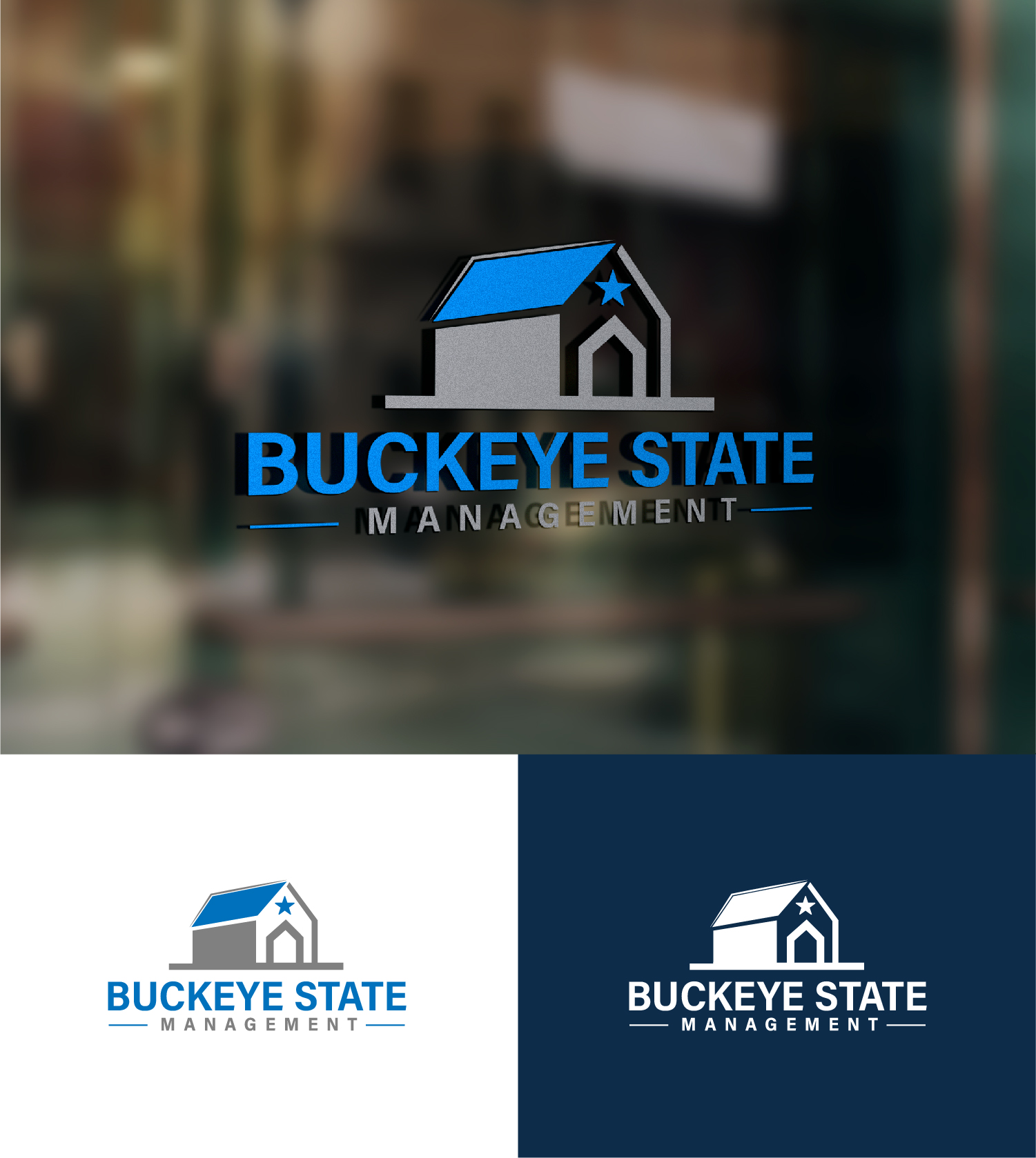 Logo Design by S.H Designs for Buckeye State Management | Design #36907664