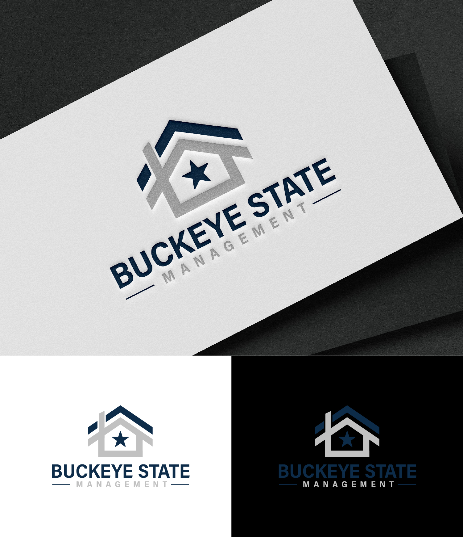Logo Design by S.H Designs for Buckeye State Management | Design #36907665